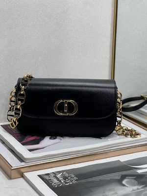 Ladies Dior Micro Montaigne 30 Bag White Leather Custom