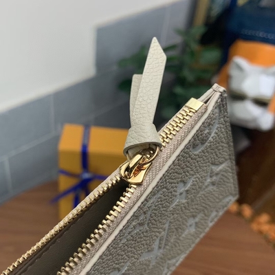 White Pochette Felicie LV Bag Spring In The City Monogram Empreinte