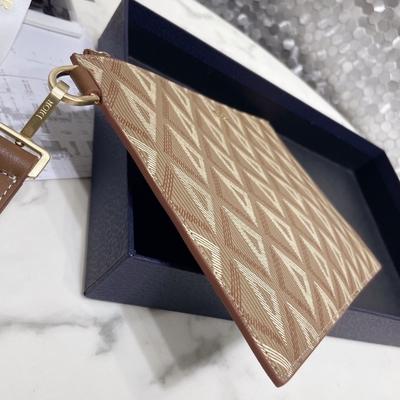 ODM Christian Dior Mini Designer Purses A5 CD Pouch Bag Diamond Genuine Leather