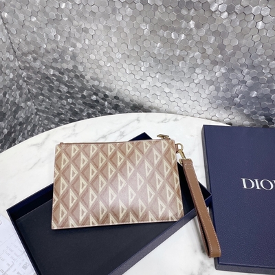 ODM Christian Dior Mini Designer Purses A5 CD Pouch Bag Diamond Genuine Leather