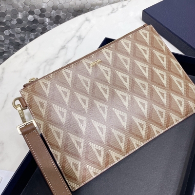 ODM Christian Dior Mini Designer Purses A5 CD Pouch Bag Diamond Genuine Leather
