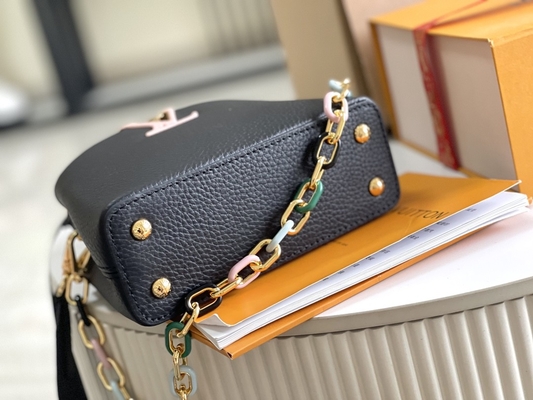 Goatskin Lining Preloved Branded Bag Louis Vuitton Capucines Mini
