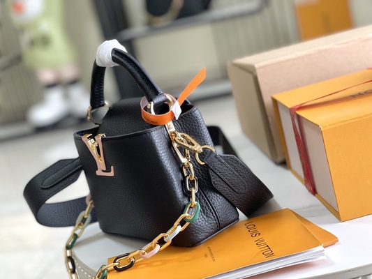 Goatskin Lining Preloved Branded Bag Louis Vuitton Capucines Mini