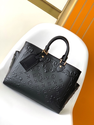 White Monogram Preloved Branded Bag Louis Vuitton Sac Plat Tote