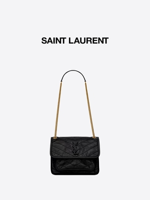 Leather Handle YSL WOC Branded Messenger Bag DND1N 1000 NIKI
