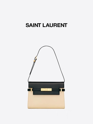 Premium Leather Yves Saint Laurent Beige Bag OEM