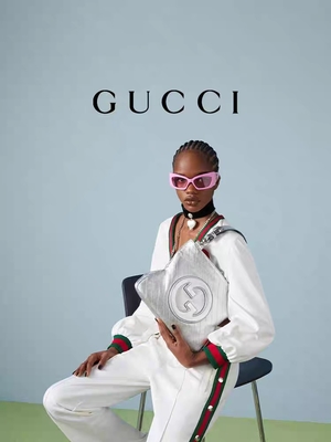Gucci Blondie Small Tote Bag Luxury Silver White Branded Ladies Handbag
