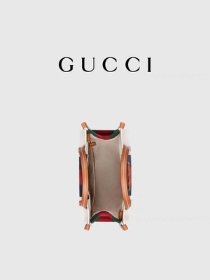 Linen Interlocking G Branded Messenger Bag Gucci Blue And Red Stripe Bag