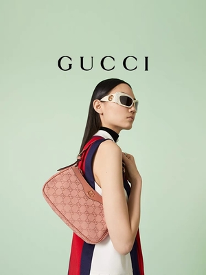 Unisex Small Pink Ophidia GG Small Shoulder Bag Custom