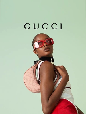 Designer Branded Shoulder Bag Gucci Ophidia Small Pink GG Canvas Cotton Linen Lining