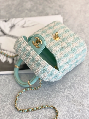 Girls Monogram Mini Designer Purses Chanel Mini Box Bag Green Pink