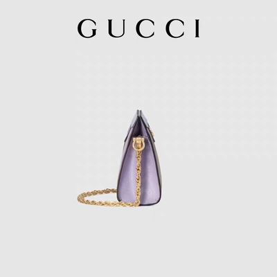 Medium Sized Custom Branded Bags Gucci Interlocking WOC Chain Bag
