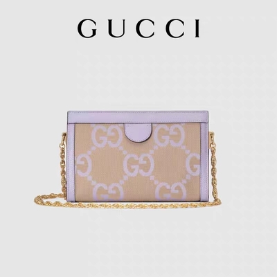 Medium Sized Custom Branded Bags Gucci Interlocking WOC Chain Bag