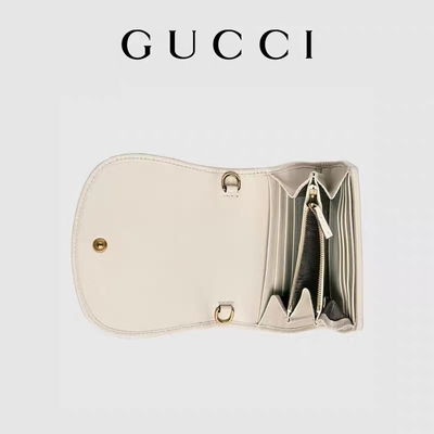 White Leather Custom Branded Bags Medium Blondie Gucci Handbag
