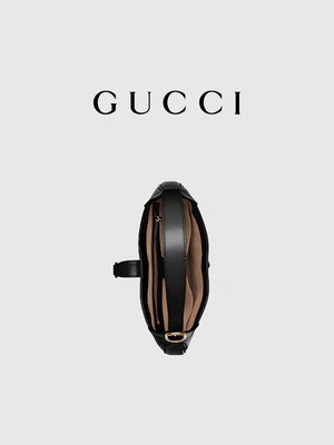 Black Leather 1961 Jackie Bag By Gucci Time Honored Classic Golden Accessories