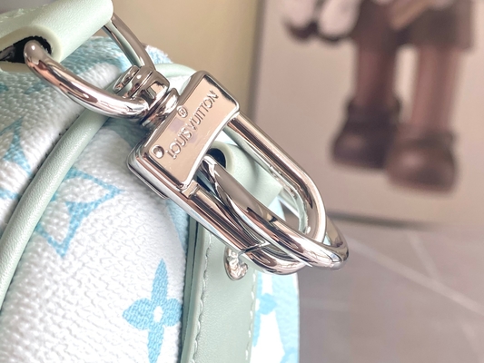 Business LV Designer Monogram Bag Keepall BandoulièRe 50 Blue Travel Bag