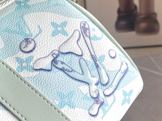 Business LV Designer Monogram Bag Keepall BandoulièRe 50 Blue Travel Bag