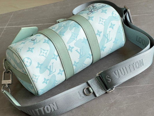 Business LV Designer Monogram Bag Keepall BandoulièRe 50 Blue Travel Bag