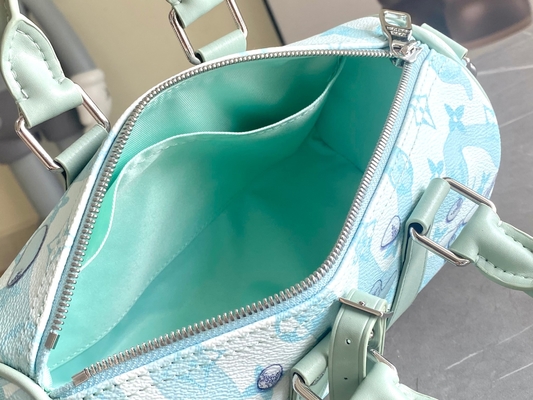 Business LV Designer Monogram Bag Keepall BandoulièRe 50 Blue Travel Bag