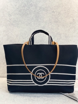 ODM Embroidery Chanel 2 Way Shoulder Bag Tote 32x13x24