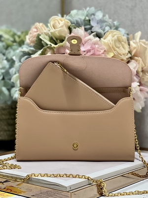 Milk Tea Color Mini Sling Bag Branded Gucci Soho Chain Shoulder Bag