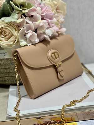 Milk Tea Color Mini Sling Bag Branded Gucci Soho Chain Shoulder Bag